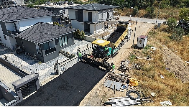 Nilüfer'de asfalt çalışmaları hız kazandı