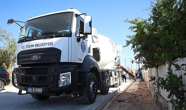 Didim Belediyesi'nin Yeni Beton Mikseri Görev Başında